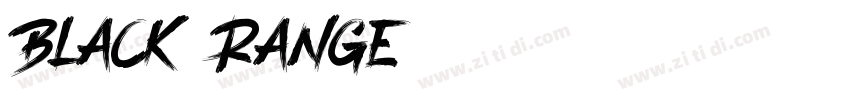 Black Range字体转换